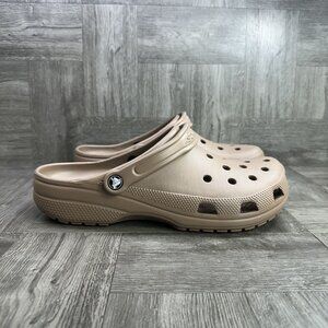 CROCS Classic Men's size 11 Light Brown Clogs